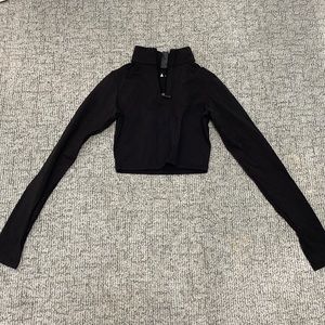 Cropped zip up by balance